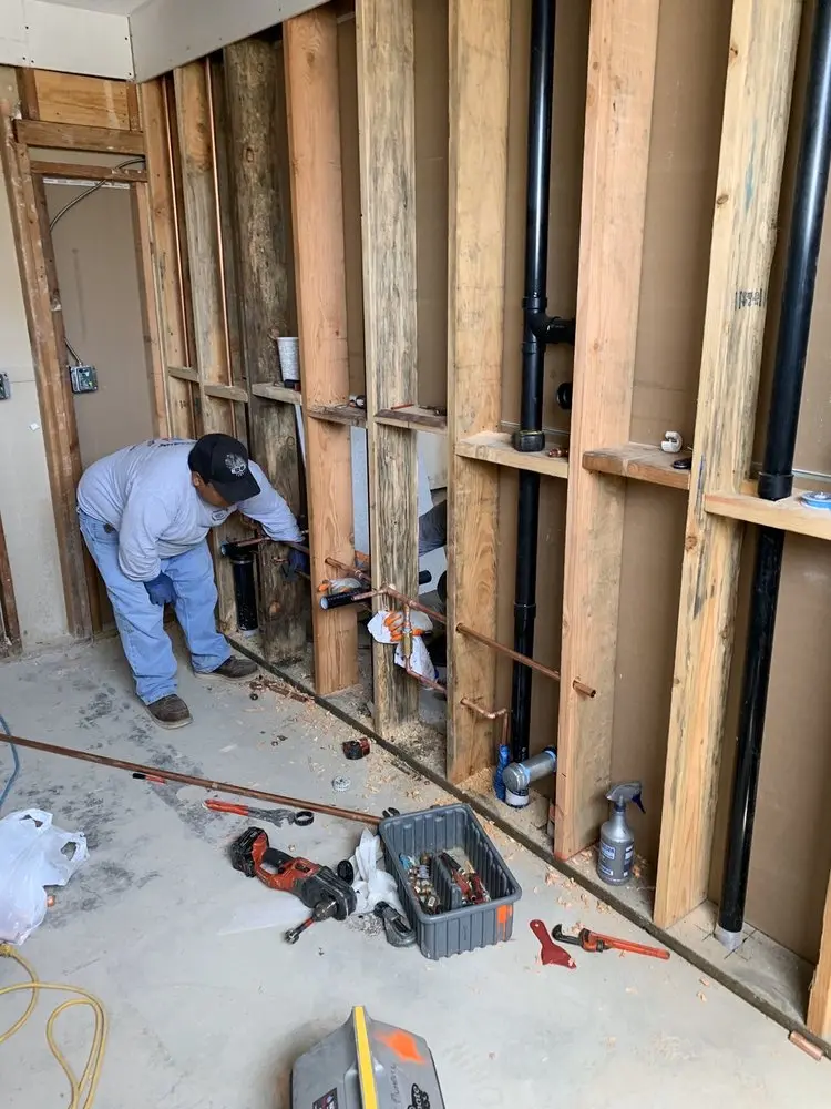 Commercial rough-in plumbing for Water Heater Replacement in Farrington Lake Heights